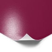 Impression Photo Cardinal Bourgogne Rouge Solid Trend Arrière - pla (Coin)