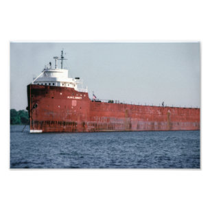 Impression Photo cargo des Grands Lacs Alva C. Dinkey