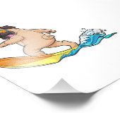 Impression Photo Carlin Surfboard Carlin de surf Portant des lunett (Coin)