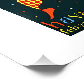 Impression Photo Carnaval d'affiches de voyage Vintage (Coin)