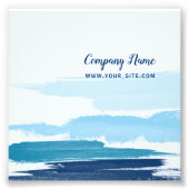 Impression Photo Carré de brosses d'eau (Devant)