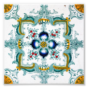 Impression Photo Carreaux muraux de style victorien vintage