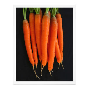 Impression Photo Carrots frais