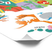 Impression Photo Carte américaine pour les enfants (Coin)