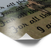 Impression Photo carte d'appréciation du pasteur (Coin)