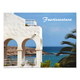 Impression Photo Carte de Fuerteventura