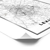 Impression Photo Carte de Lexington (Coin)