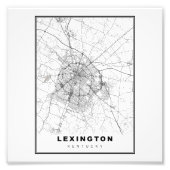 Impression Photo Carte de Lexington (Devant)