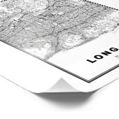Impression Photo Carte de Long Island (Coin)