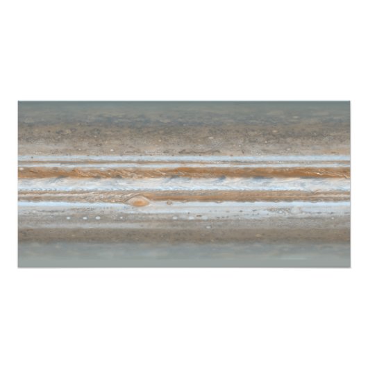 Impression Photo Carte des couleurs de Jupiter (Devant)