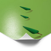 Impression Photo Carte du lac Lanier Georgia (Coin)