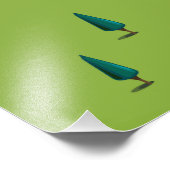 Impression Photo Carte du lac Van Turquie (Coin)