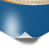 Impression Photo Carte illustrée de Grèce. (Coin)
