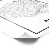 Impression Photo Carte Kauai (Coin)