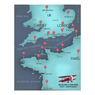 Impression Photo Carte marine anglaise