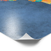 Impression Photo carte mondiale 8 (Coin)