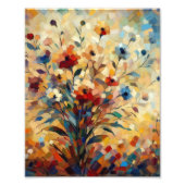 Impression Photo Carte postale à fleurs dali (Devant)