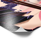 Impression Photo Carte postale Andorre ski (Coin)