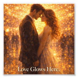 Impression Photo Carte postale Lueur romantique