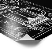 Impression Photo Carte Tarot Café Presse Française (Coin)