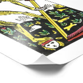Impression Photo Carte Tarot Décès (Coin)