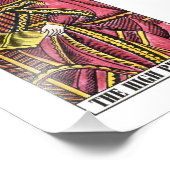 Impression Photo Carte Tarot Haute Prêtesse (Coin)