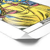 Impression Photo Carte Tarot Justice (Coin)