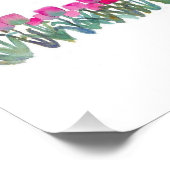 Impression Photo Carte Tulipe rose ressort (Coin)