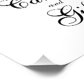 Impression Photo Cartes bleues et cadeaux signe mariage. Marine bot (Coin)