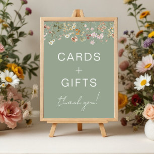 Impression Photo Cartes et cadeaux Fleur sauvage Sage Baby shower v