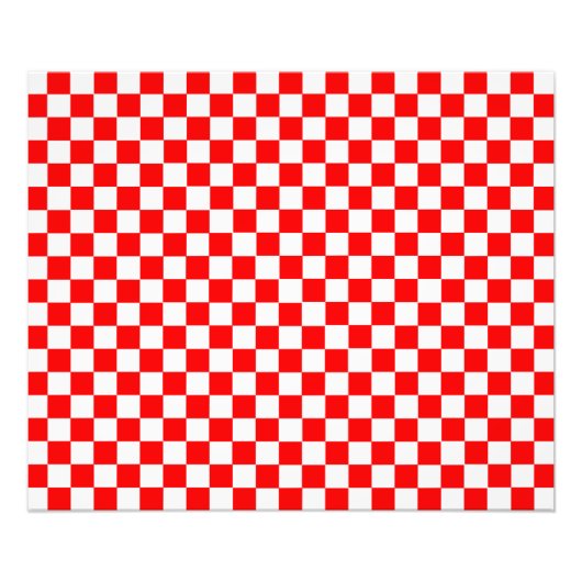 Impression Photo Carton De Chaussure Classique Rouge Et Blanc (Devant)