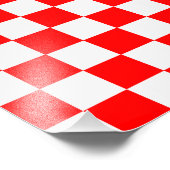 Impression Photo Carton De Chaussure Classique Rouge Et Blanc (Coin)