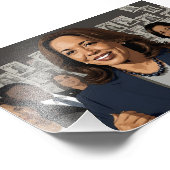 Impression Photo Carton de Kamala Harris (Coin)