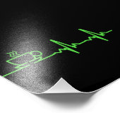 Impression Photo Cartouche de café du matin EKG (Coin)