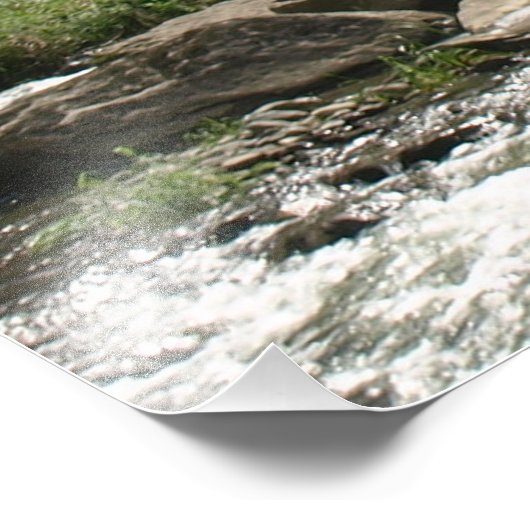 Impression Photo Cascade dans l'image de la nature (Coin)