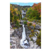 Impression Photo Cascade d'argent en automne, New Hampshire (Devant)