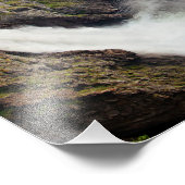 Impression Photo Cascade de Voringsfossen en Norvège (Coin)