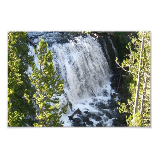 Impression Photo Cascade de Yellowstone (Devant)