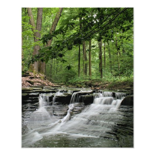 Impression Photo Cascade du ruisseau Sulphur (Devant)