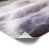 Impression Photo Cascades, Route Kancamagus, Blanc (Coin)