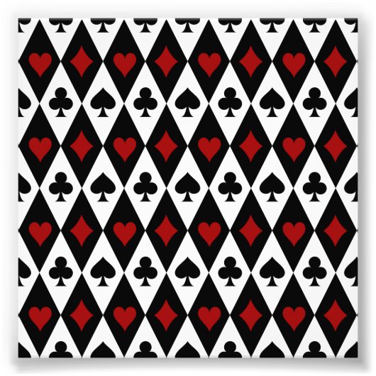 Impression Photo Casino de jeu Blackjack Card Player Las Vegas (Devant)