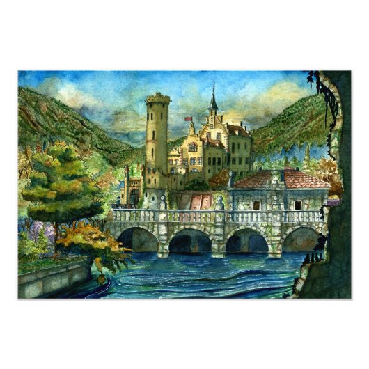 Impression Photo Castillo Mágico en el Lago (Devant)