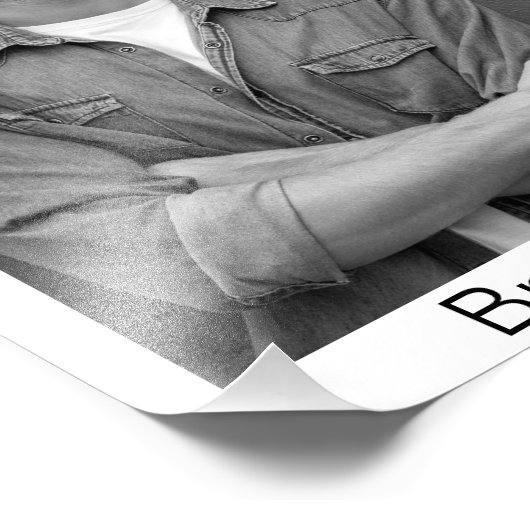 Impression Photo Casting Têtes d'appel 8x10 Noir Blanc Conversion (Coin)
