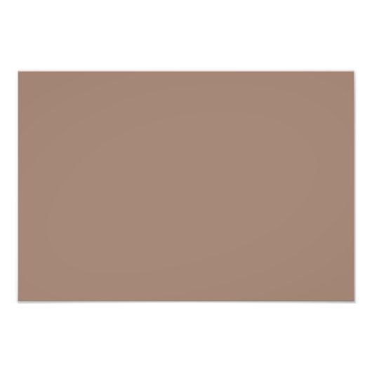 Impression Photo Castor (couleur solide) (Devant)