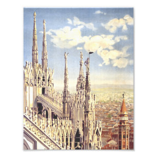 Impression Photo Cathédrale de Milan Duomo Nativité de Sainte Marie