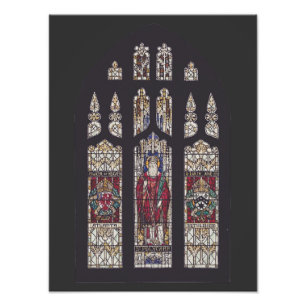 Impression Photo Cathédrale Saint-Polycarpe Art de Verre Coloré