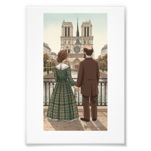 Impression photo catholique de Saint Louis & Zelie