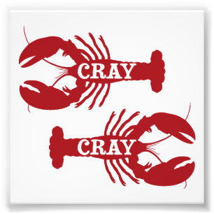 Impression Photo Ce crustacé d'écrevisses de Cray Cray