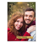 Impression Photo Ce moment magique Bordure personnalisée 5"x7" (Devant)