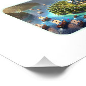 Impression Photo Célébration de Noël enchantée sur I Land (Coin)